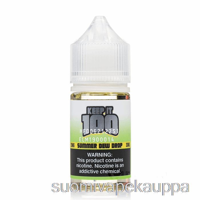 Vape Kauppa Kesäkastepisara - Säilytä 100 Suolaa - 30ml 20mg